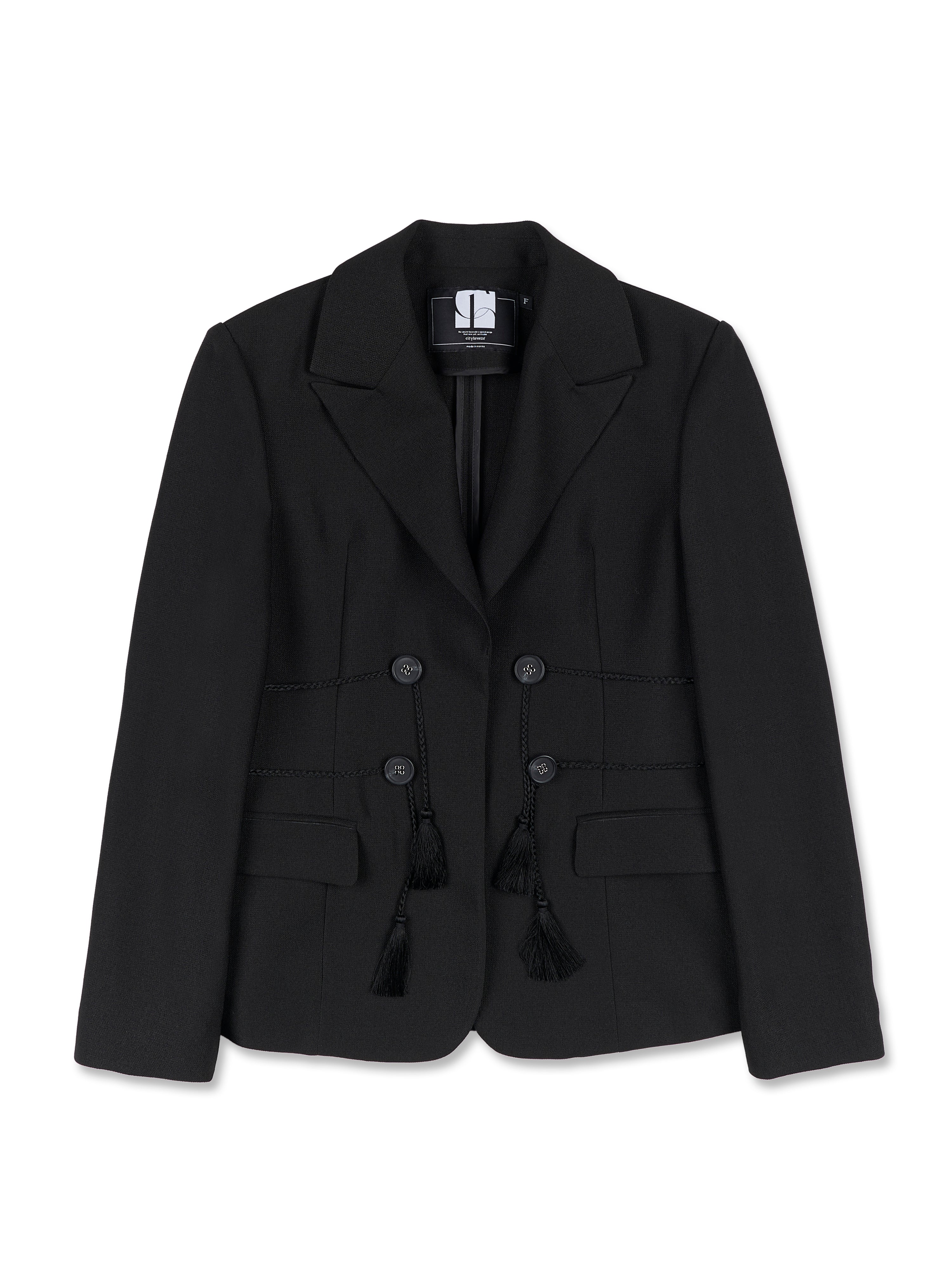 [BREEZE] Tassel Jacket_BLACK (CTD1)