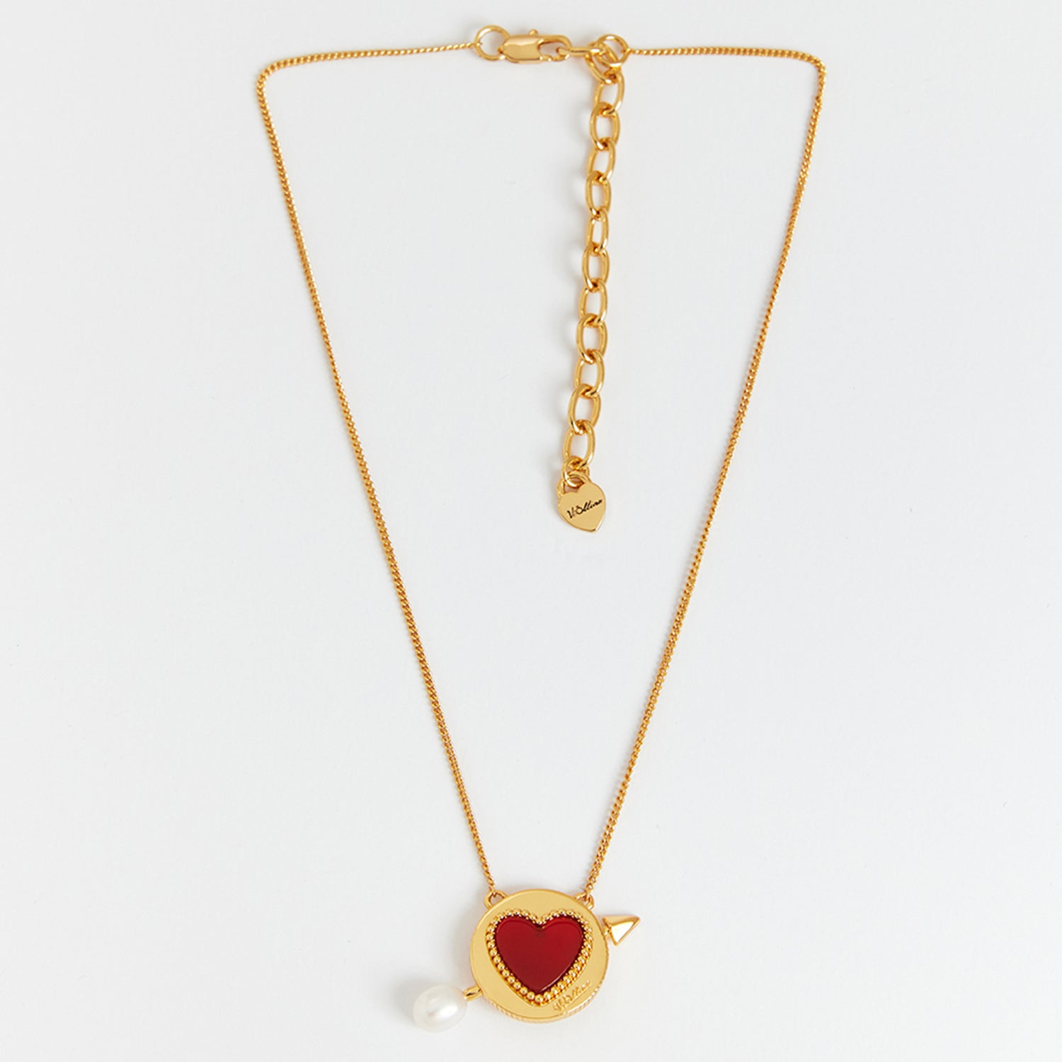 Cupid Coin Necklace_Gold