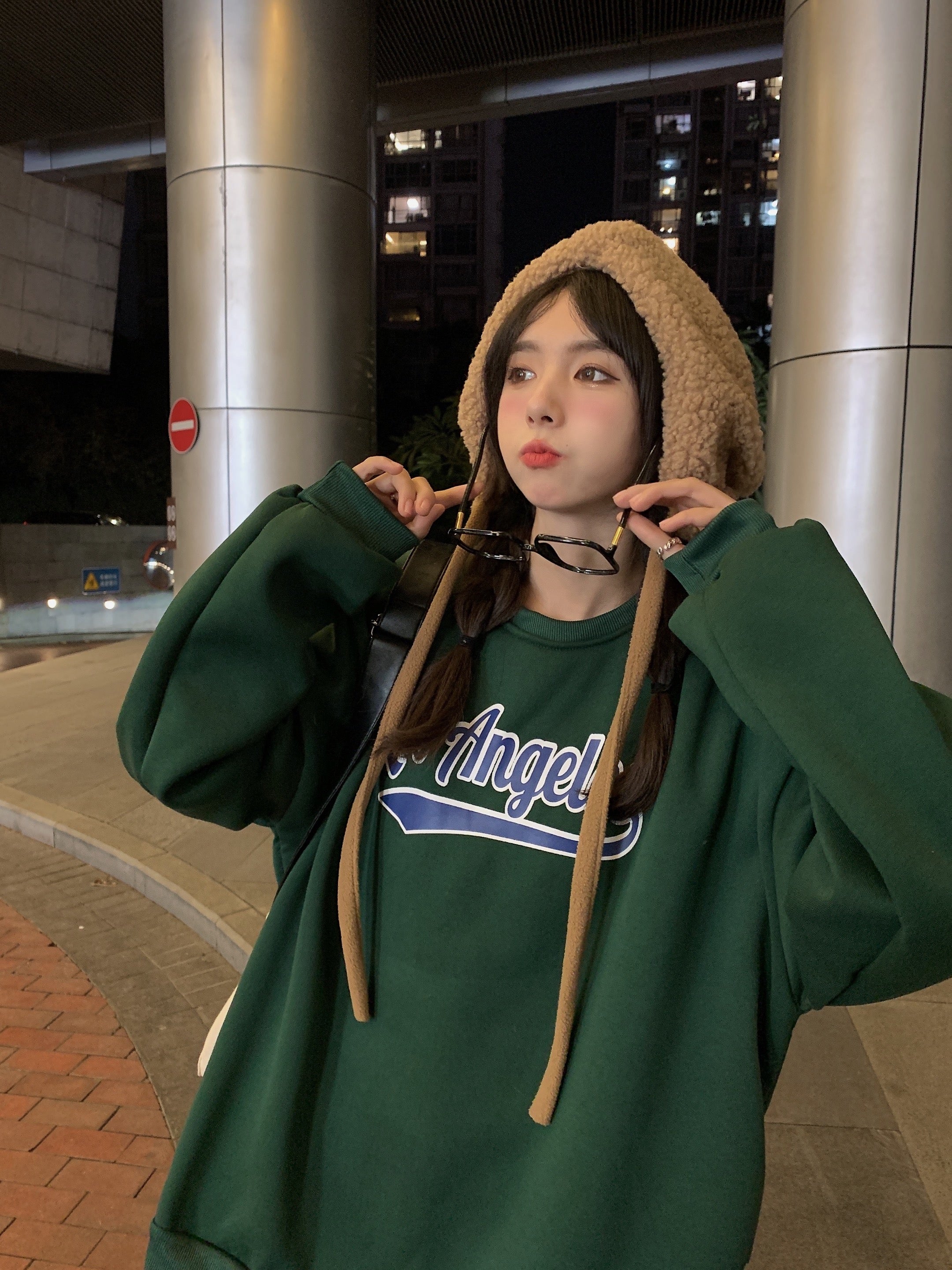 Geographical Name Sweat オーバーサイズ プルオーバー カレッジロゴ スウェット トレーナー