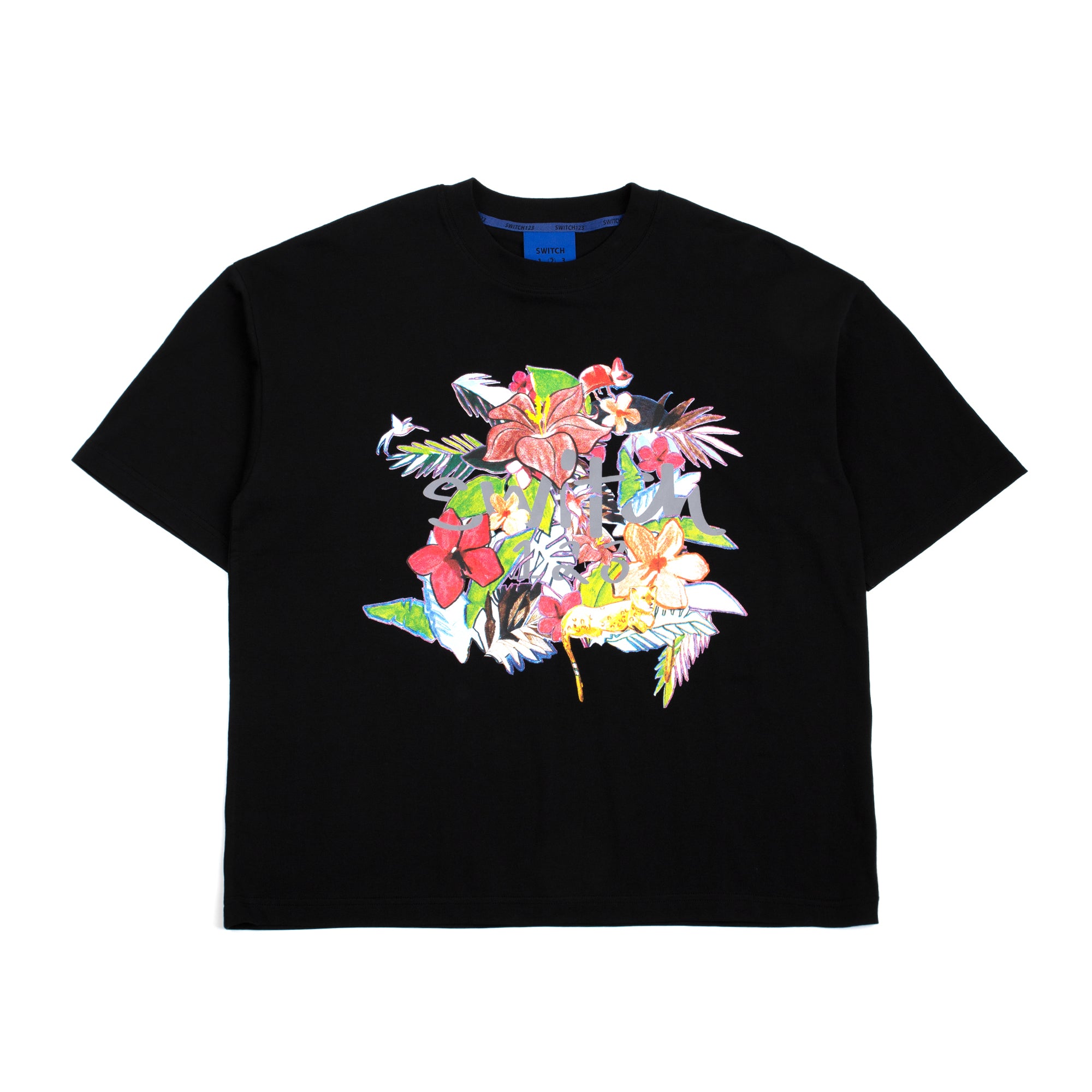 EXOTIC FLOWER T-SHIRT(UNISEX)_SWS3TS10BK