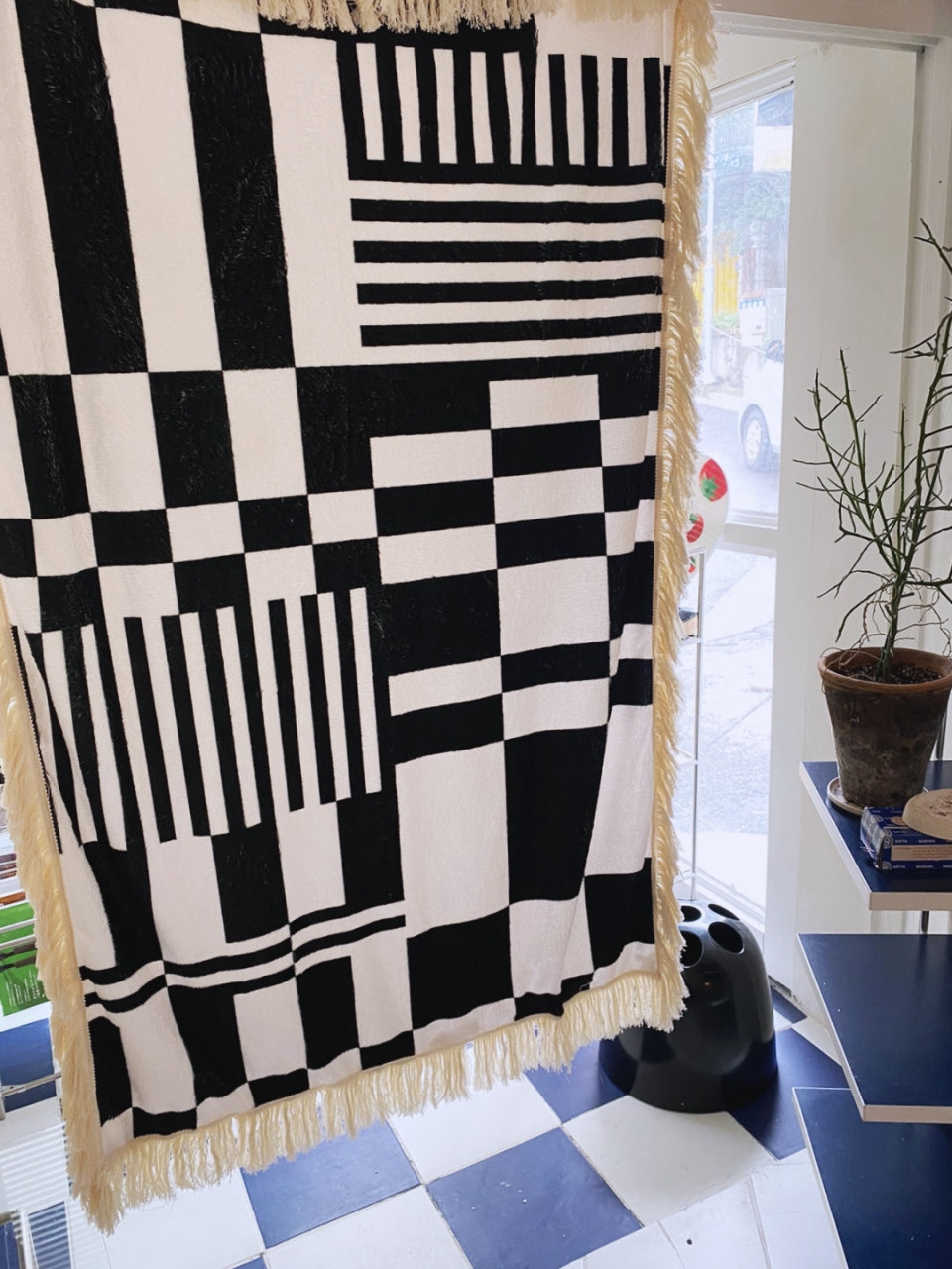 Checker ripe blanket (Black&White)