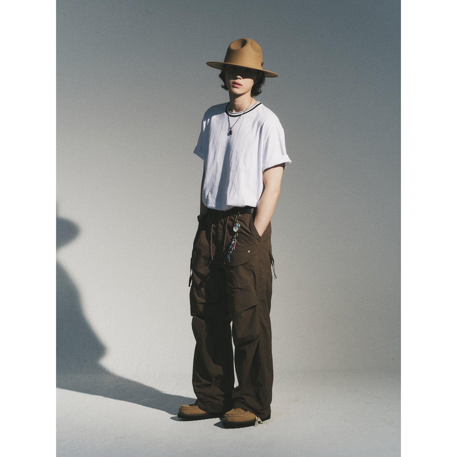 REFINE NYLON PARACHUTE PANTS_BR