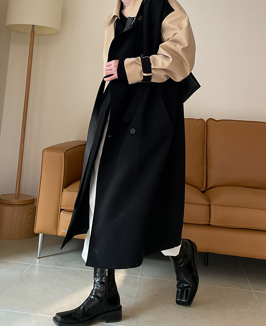 Coming color trench coat (2 color)