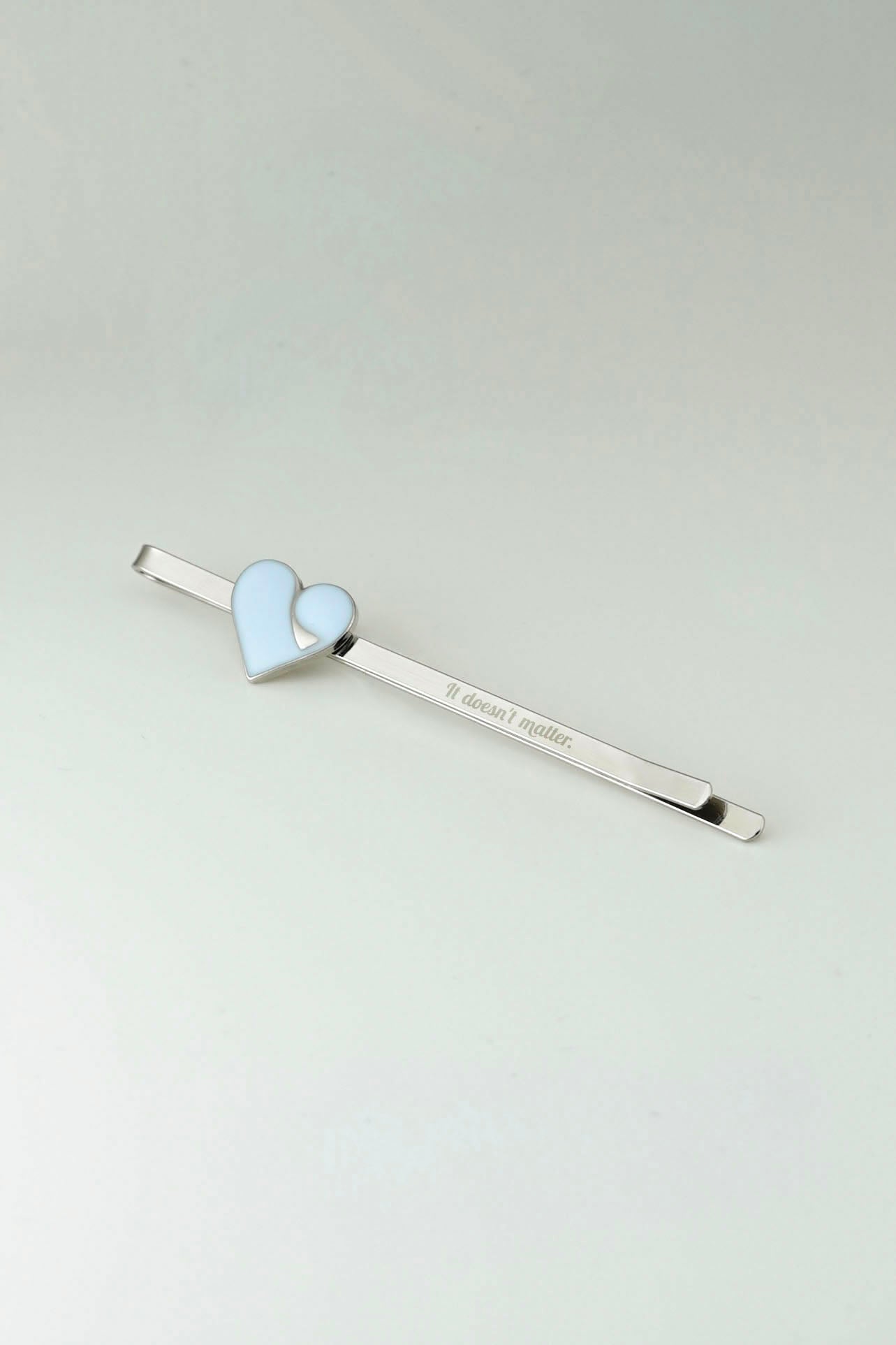 [2 set] Enamel symbol hair pin (Blue)  