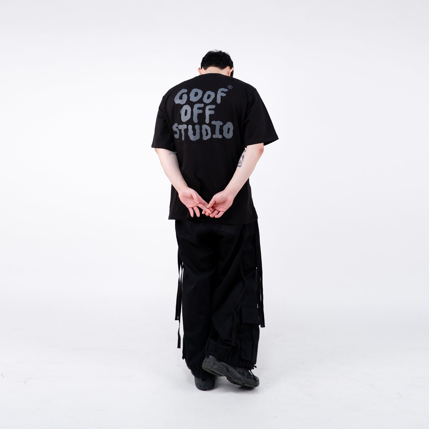 GOOFOFF MAIN LOGO TEE - ( Black - Gray )