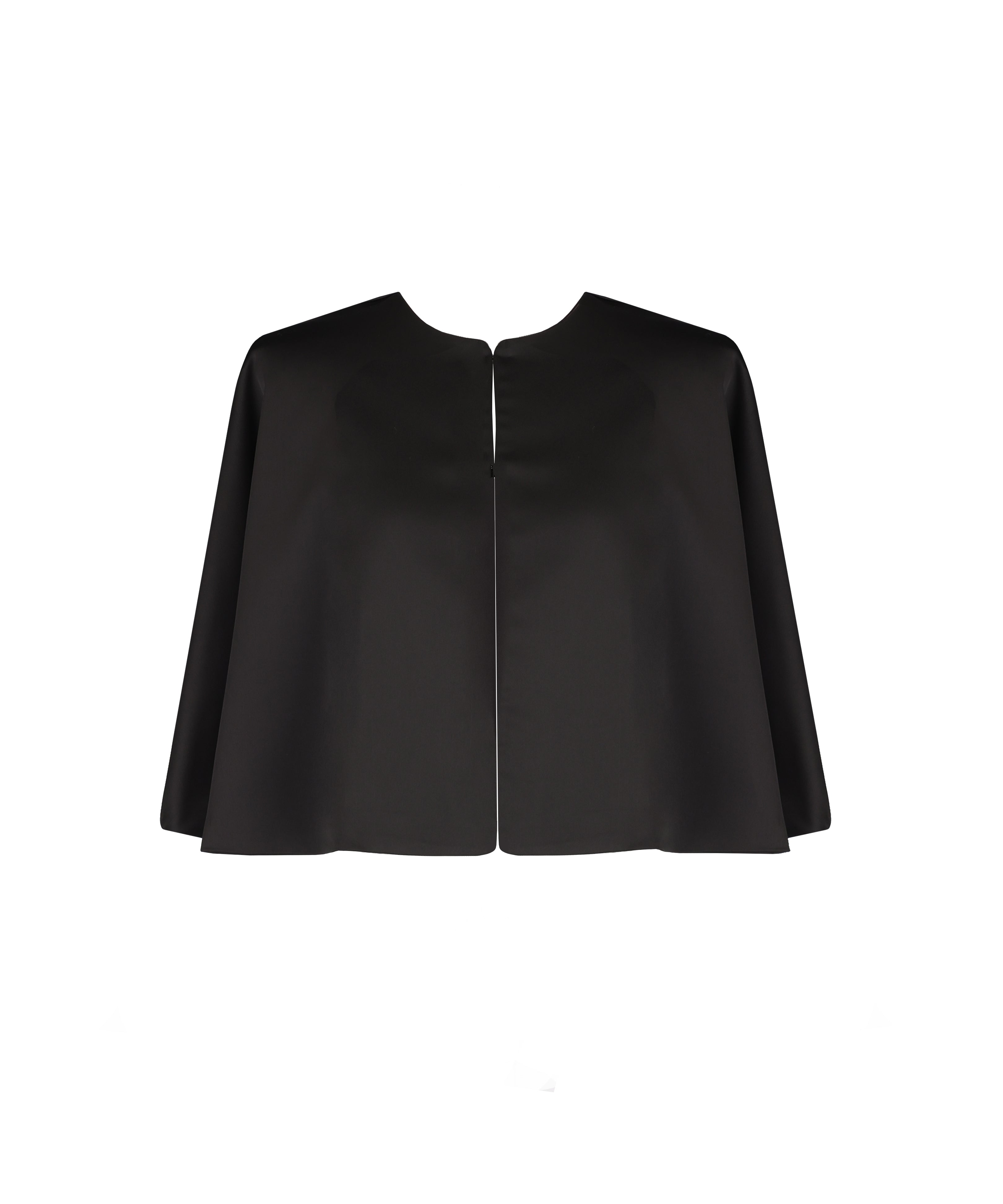 Charlotte satin cape