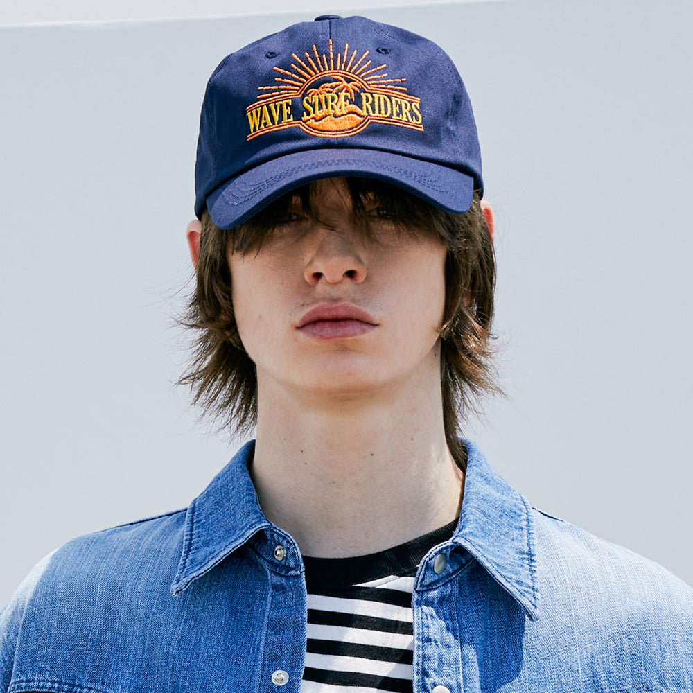 WAVE SURF RIDERS CAP NAVY