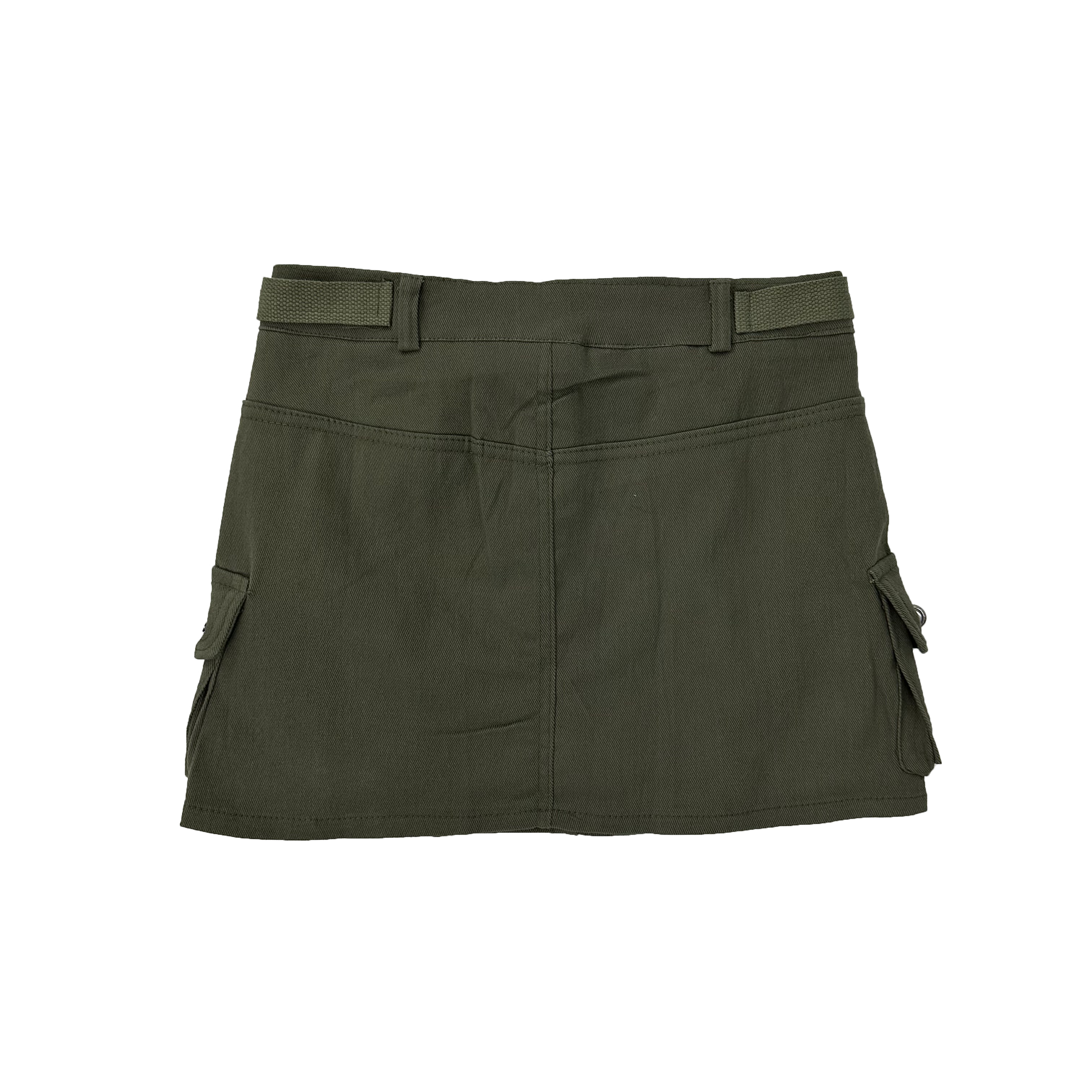 Strap Cargo Mini-Skirt