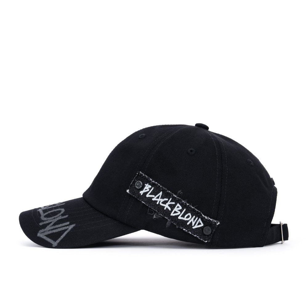 BBD Side Patch Shadow Graffiti Logo Cap (Black)