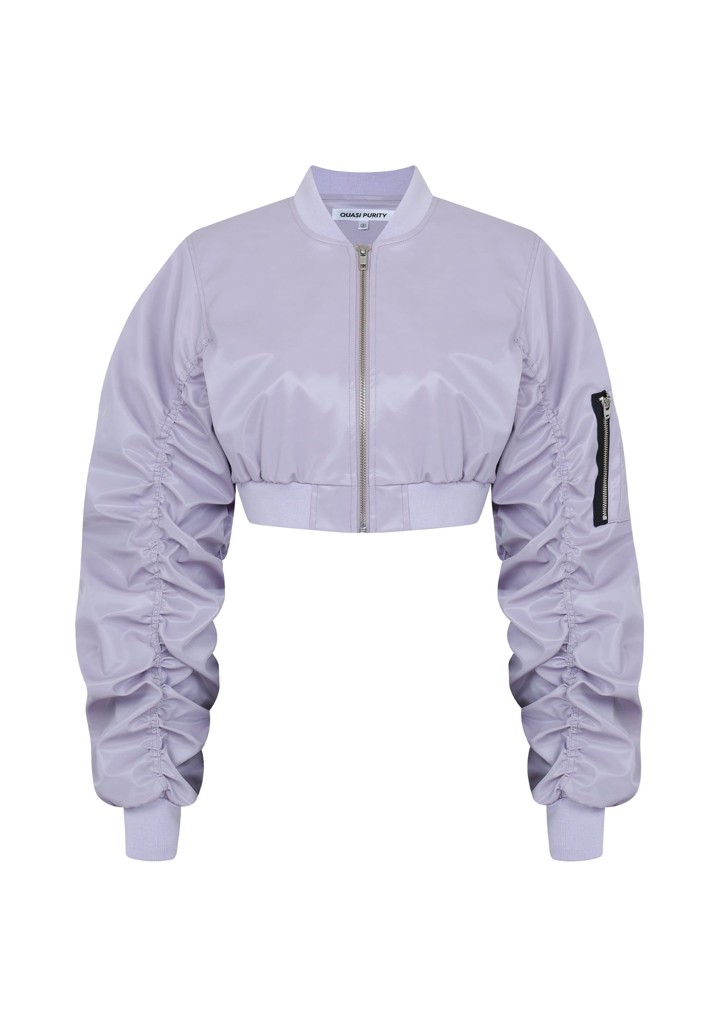 CROP BOMBER JACKET