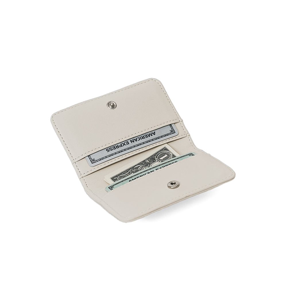 DOUGH Soft Card Wallets cream white