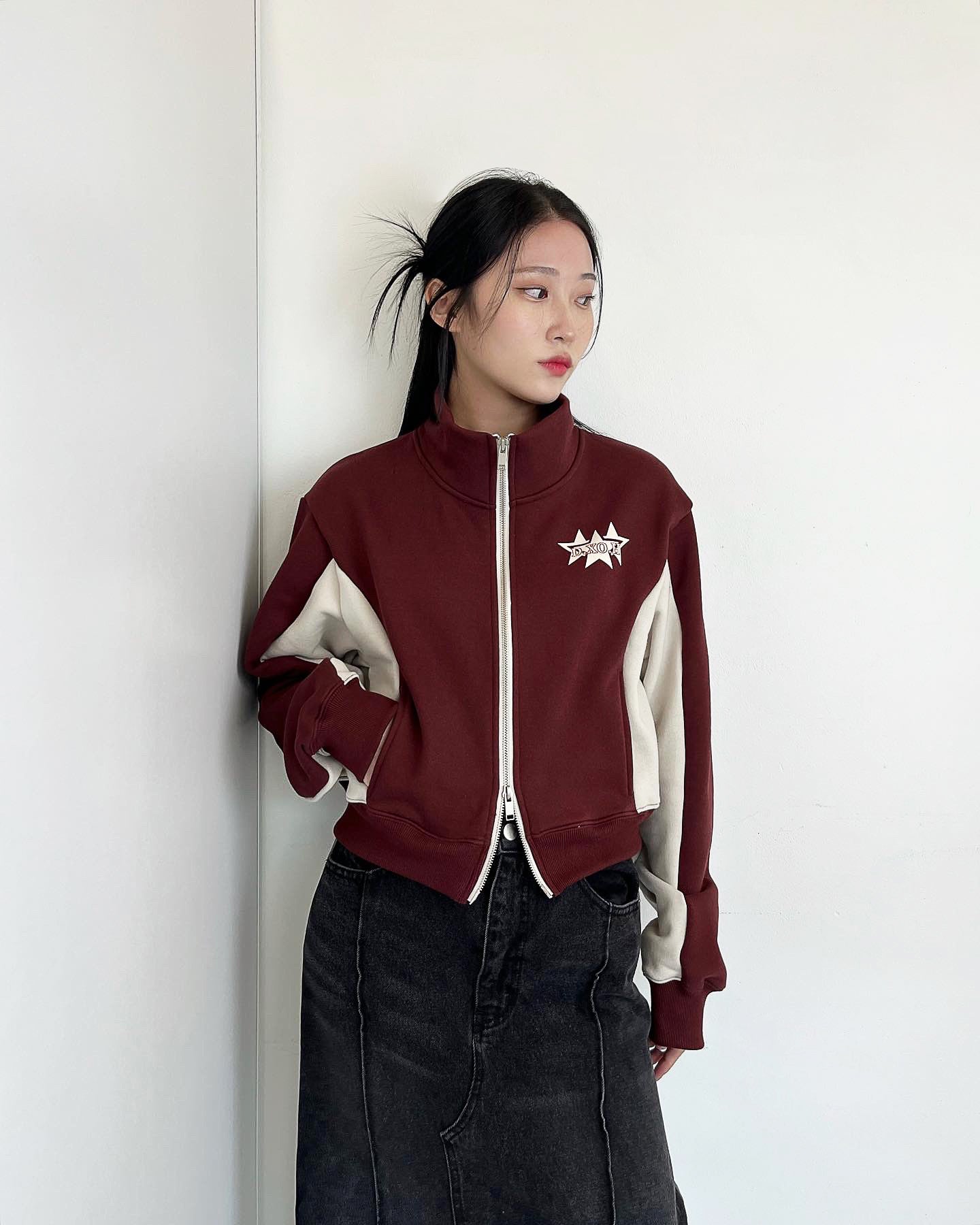 STAR LOGO TWO WAY ZIP-UP