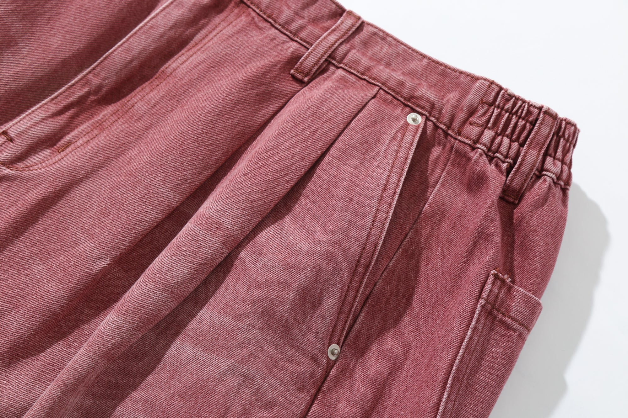 Washing Long Balloon Pants (Dusty Pink)