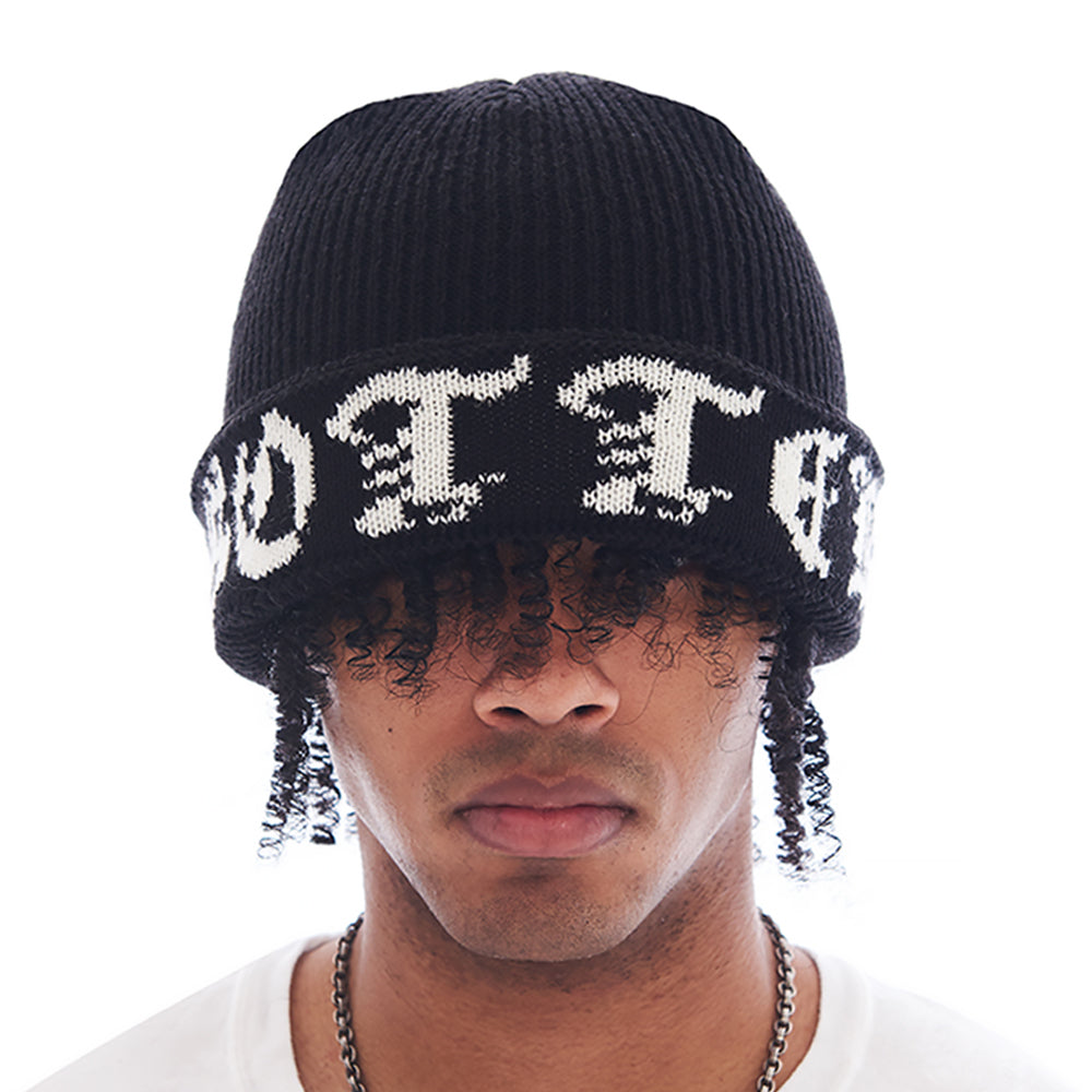 GOTTERGALLERY GOTHIC BEANIE_BK