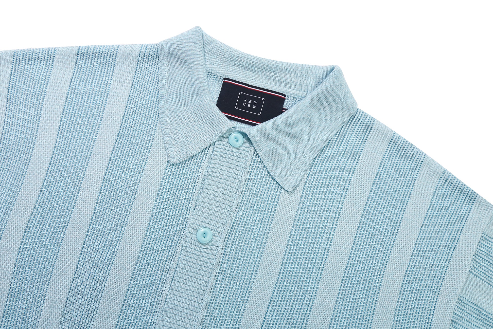 PUNCHING KNIT COLLAR CARDIGAN_SKY BLUE