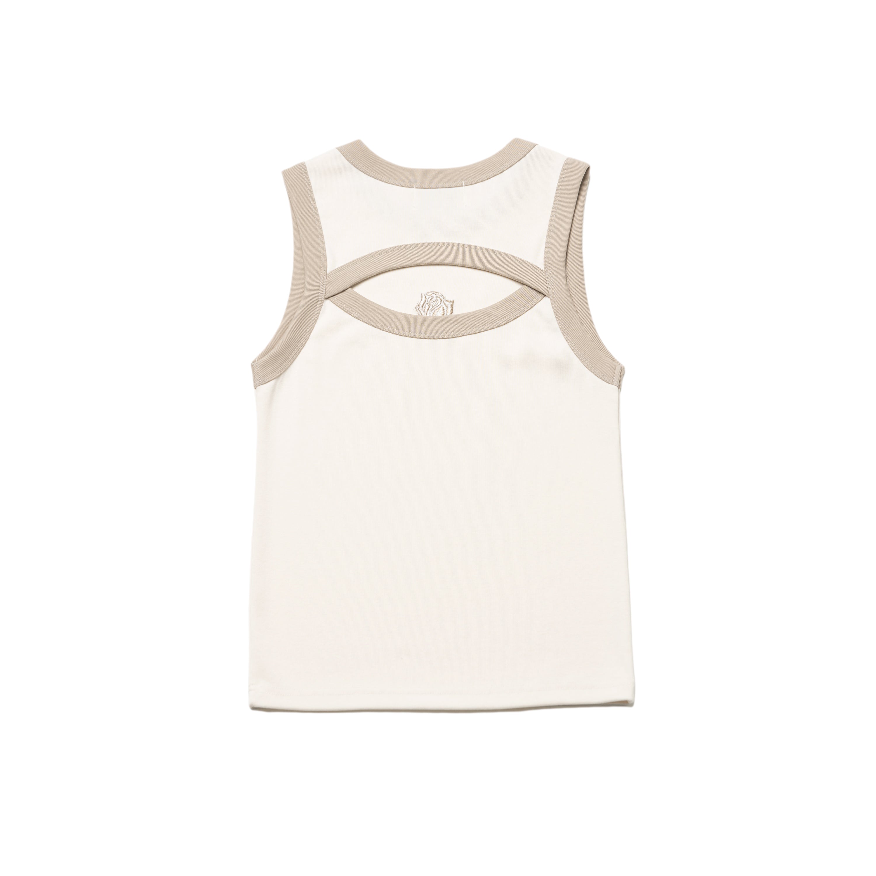 ROSE RINGER SLEEVELESS(BEIGE)