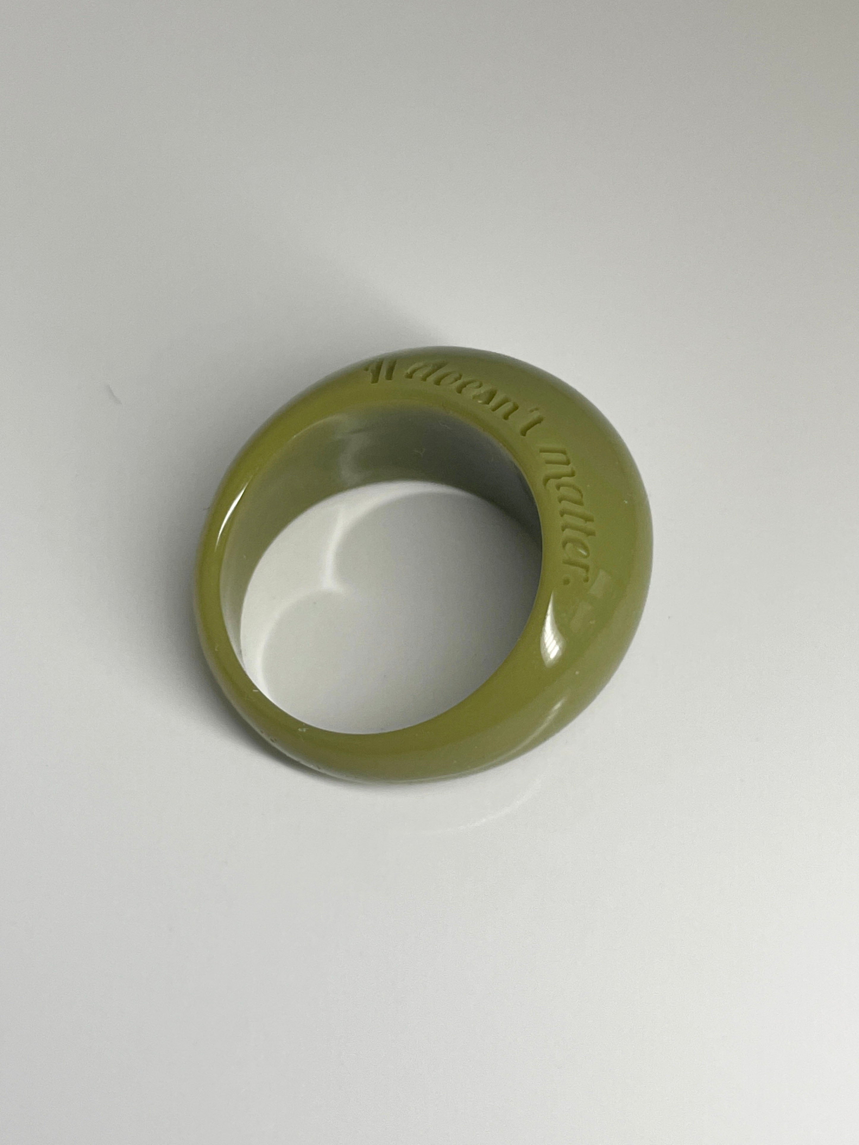 [Formica] Bonbon ring (Olive) 