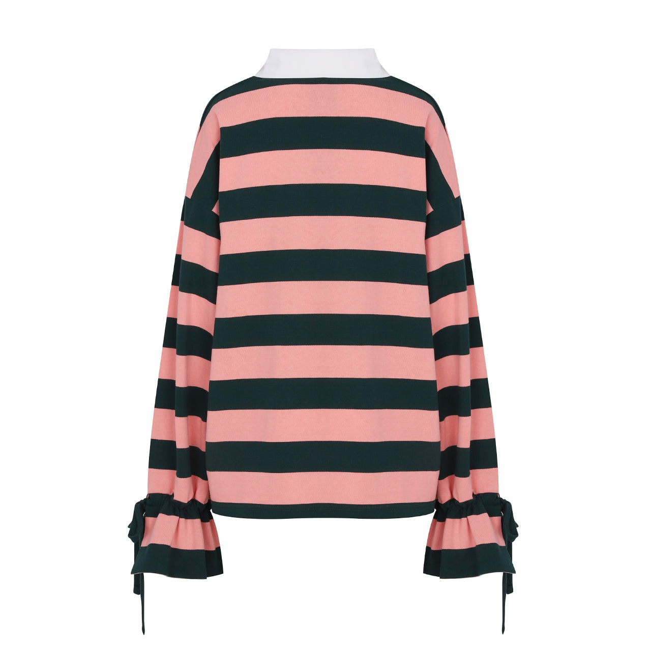 STRING DETAIL RUGBY T-SHIRT_PINK (EEOO1RLR02W)