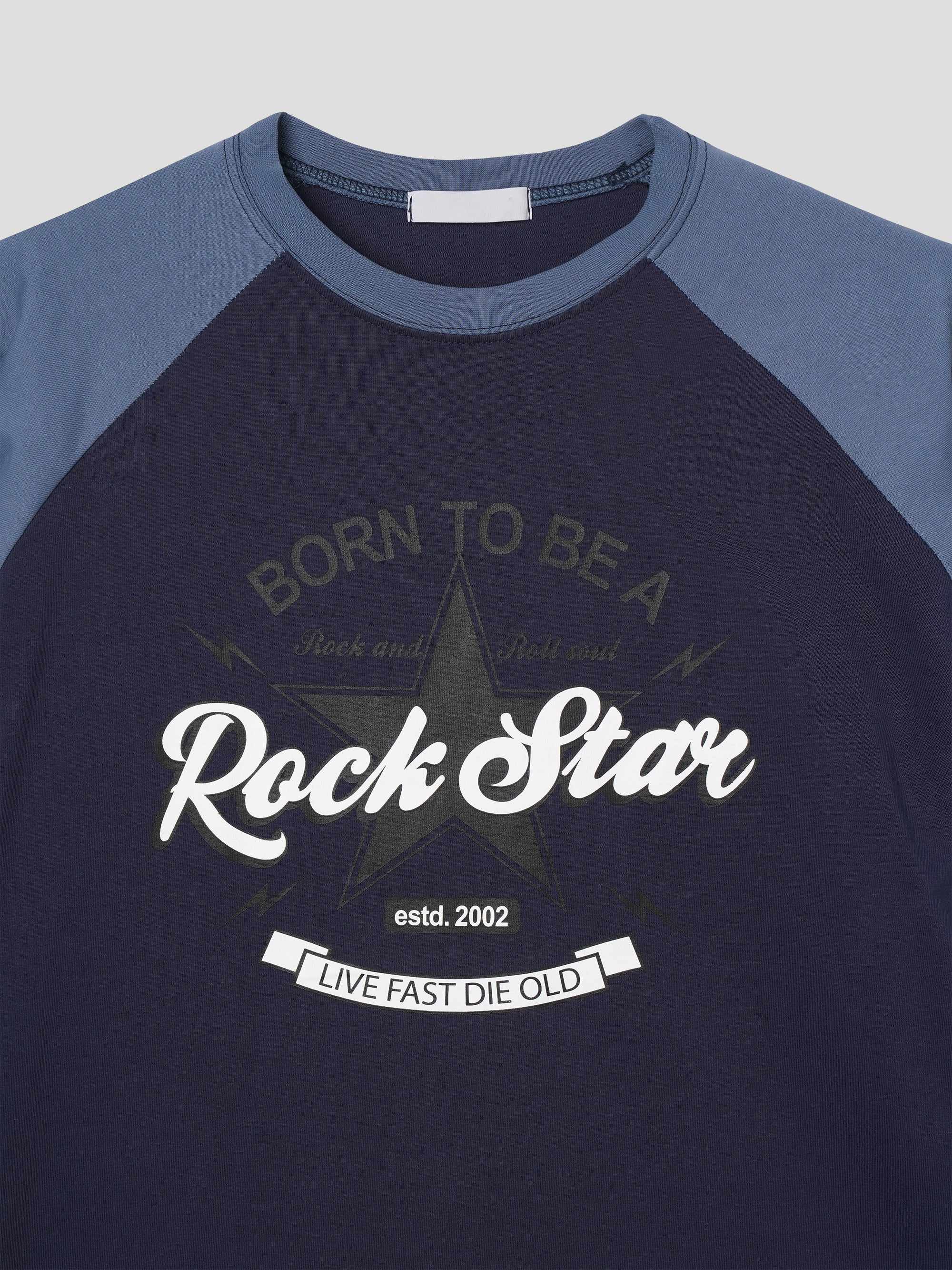 Rockstar mix raglan T-shirts 3color