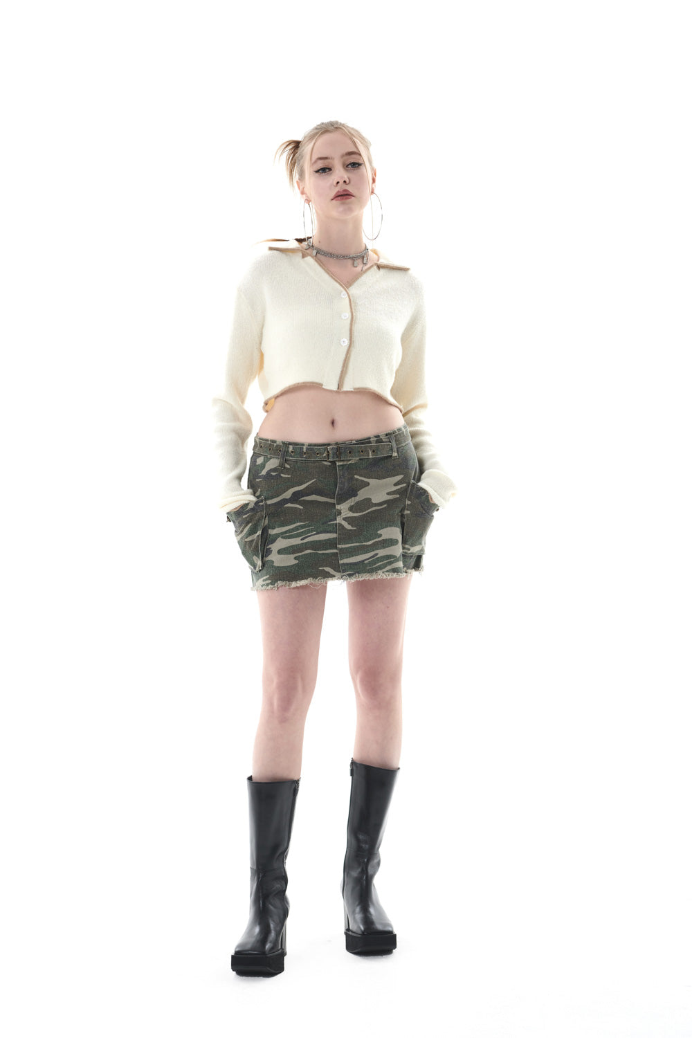 MILITARY MINI SKIRT