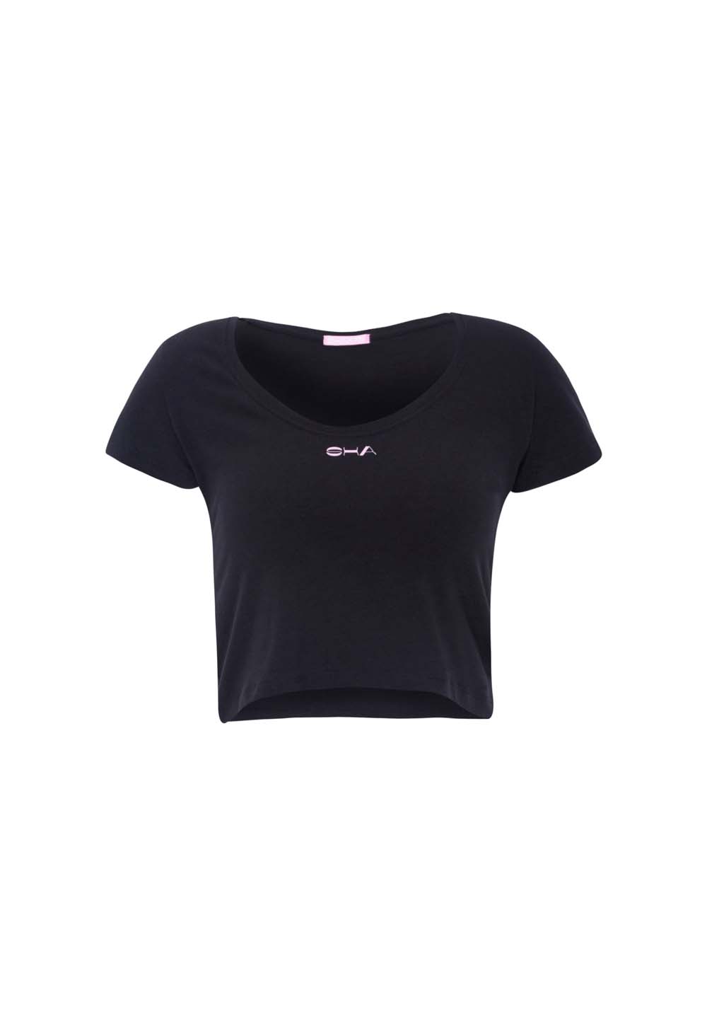 SHA LOGO CROPPED T-SHIRT _(3colors)