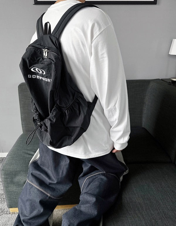 No.0376 GG string BACKPACK (3color)