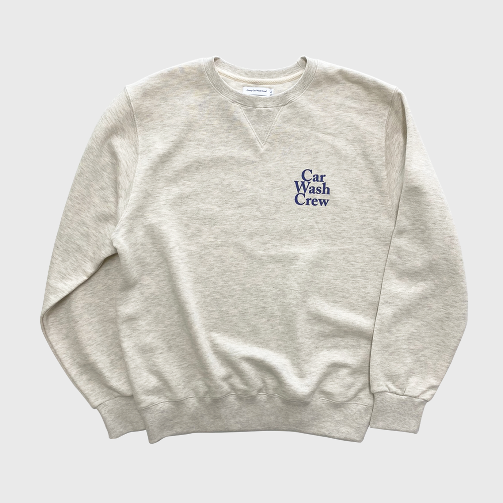 CAR WASH CREW SWEATSHIRTS OATMEAL