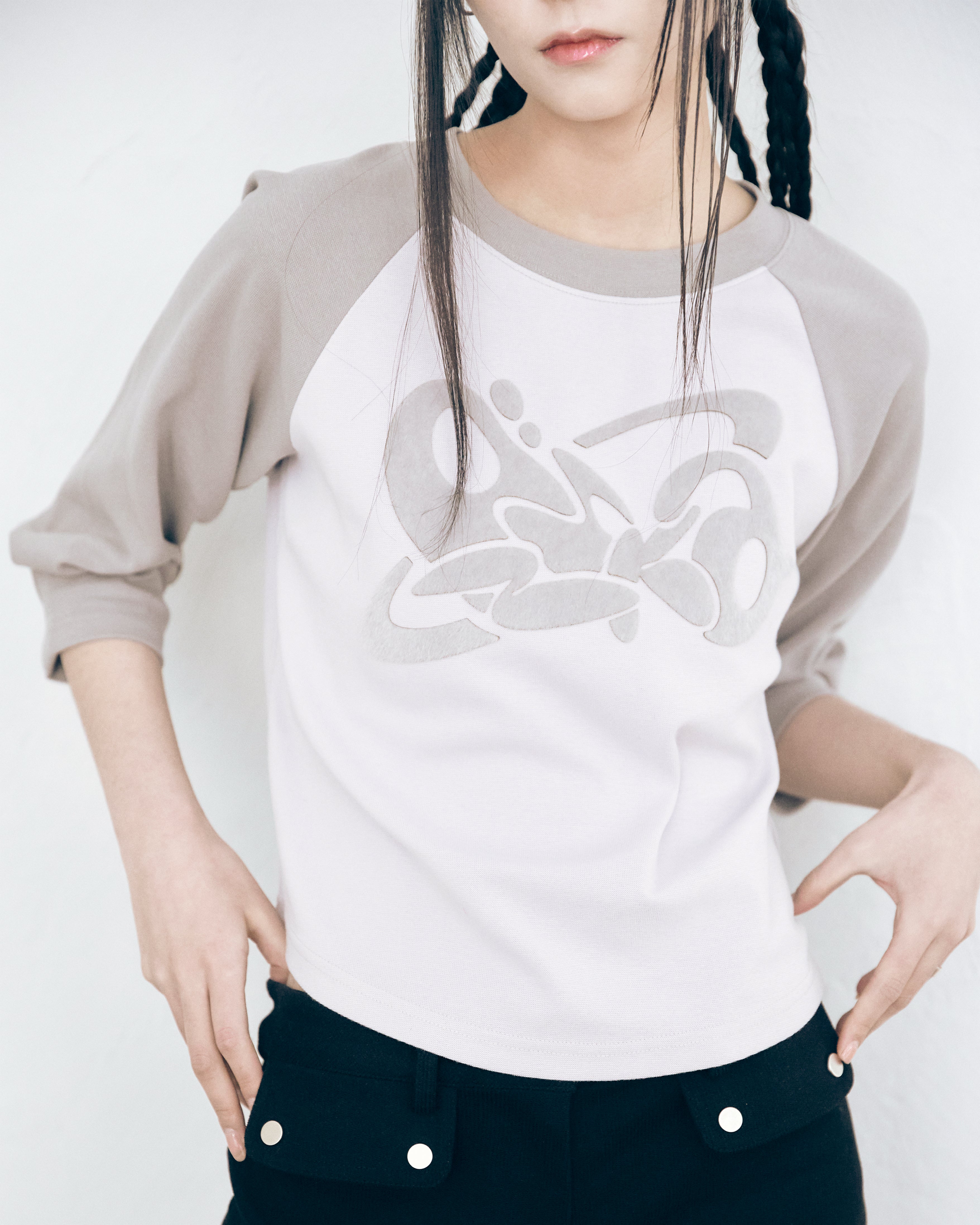 PRINT RAGLAN T-SHIRT