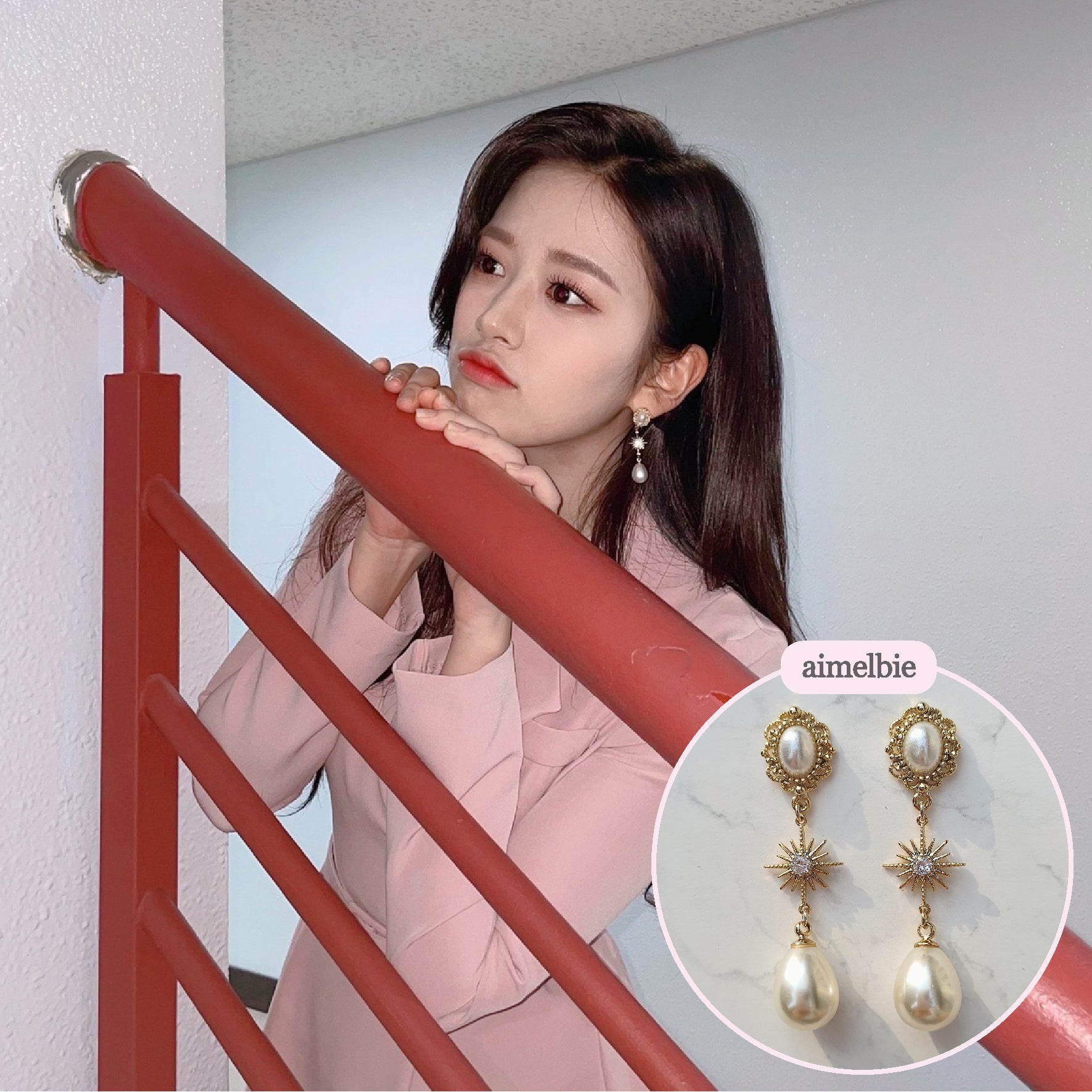  Minerva Piercing - Gold version (IVE Wonyoung, Yujin, Bravegirls Yujeong Piercing)