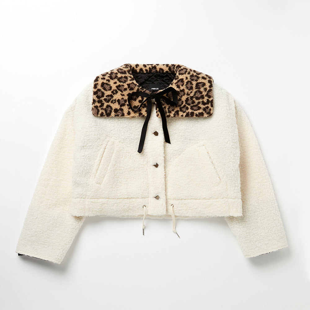 TEDDY BLOUSON_ivory