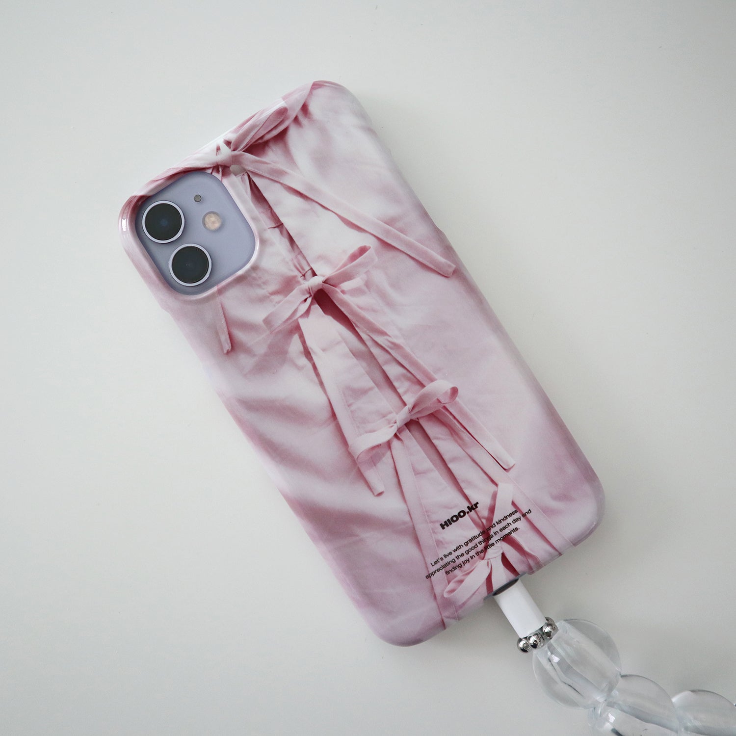 tie a pink ribbon case.