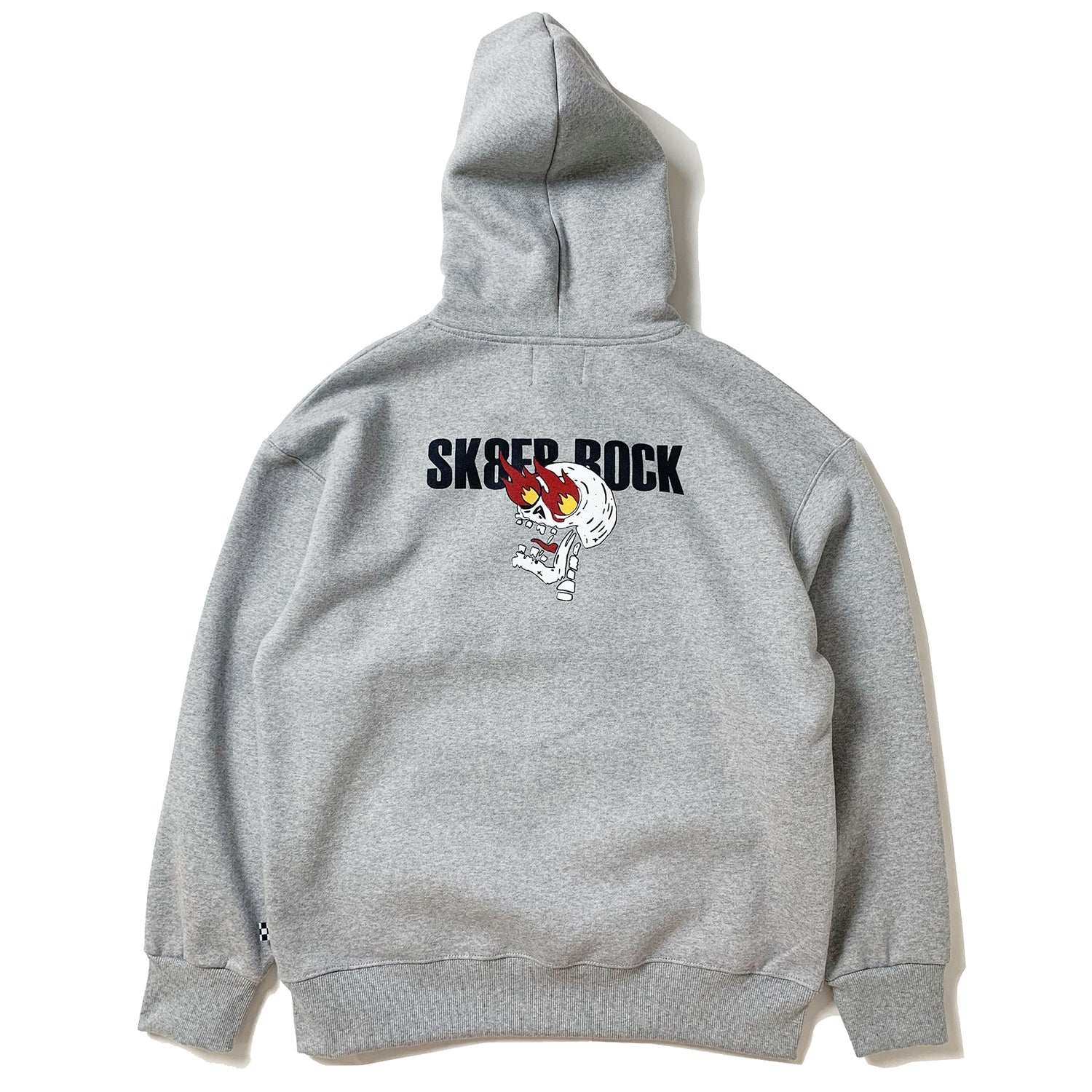 BURNING EYES HOODIE GRAY