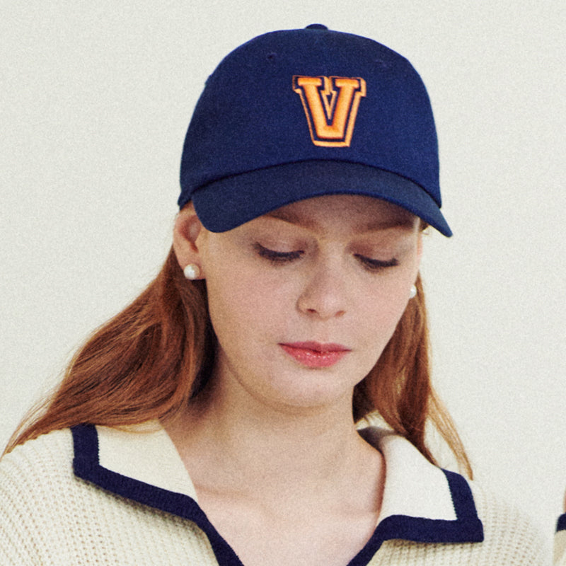 V-point logo ball cap