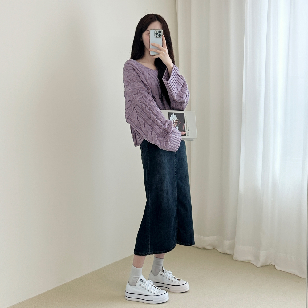 Coco Cable Oversized Fit Knit