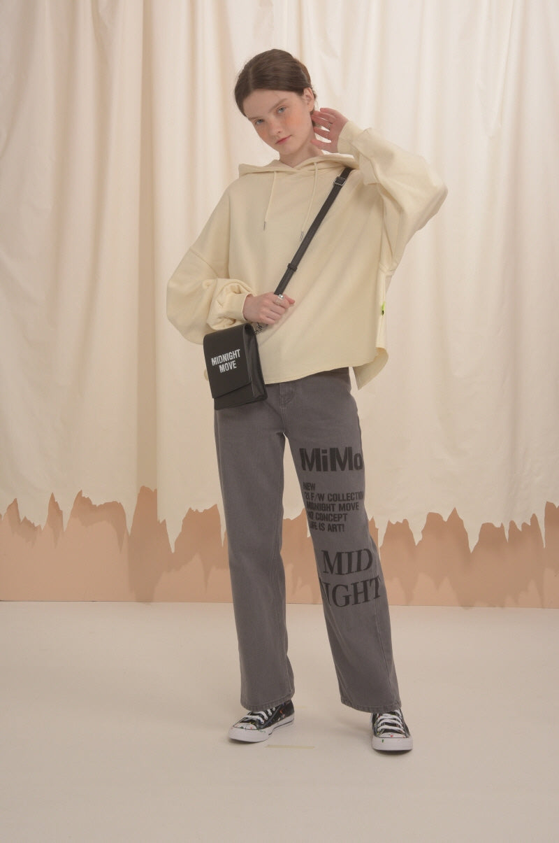 [unisex] C logo pants (ivory)