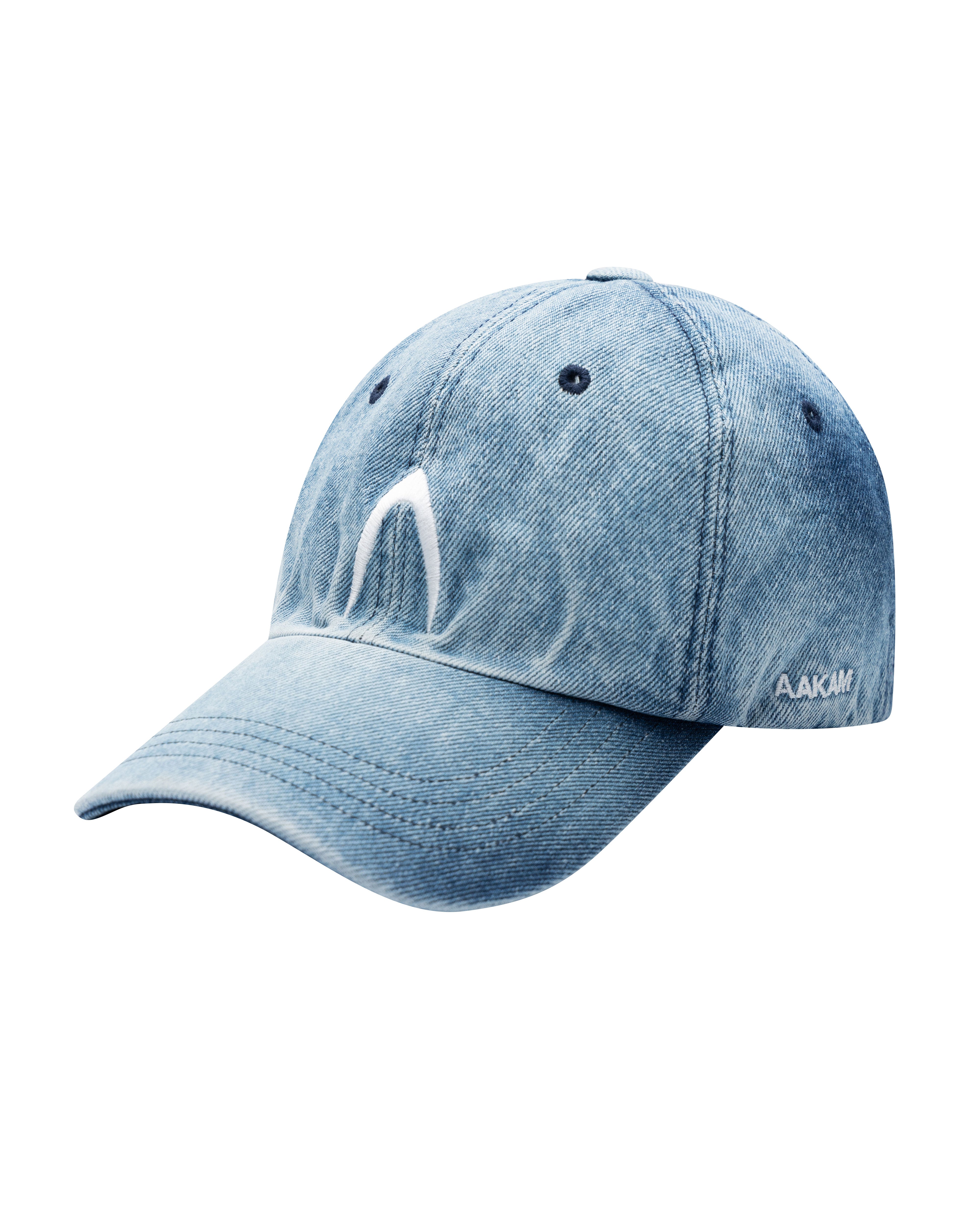 Washed Denim Ball Cap (Blue)