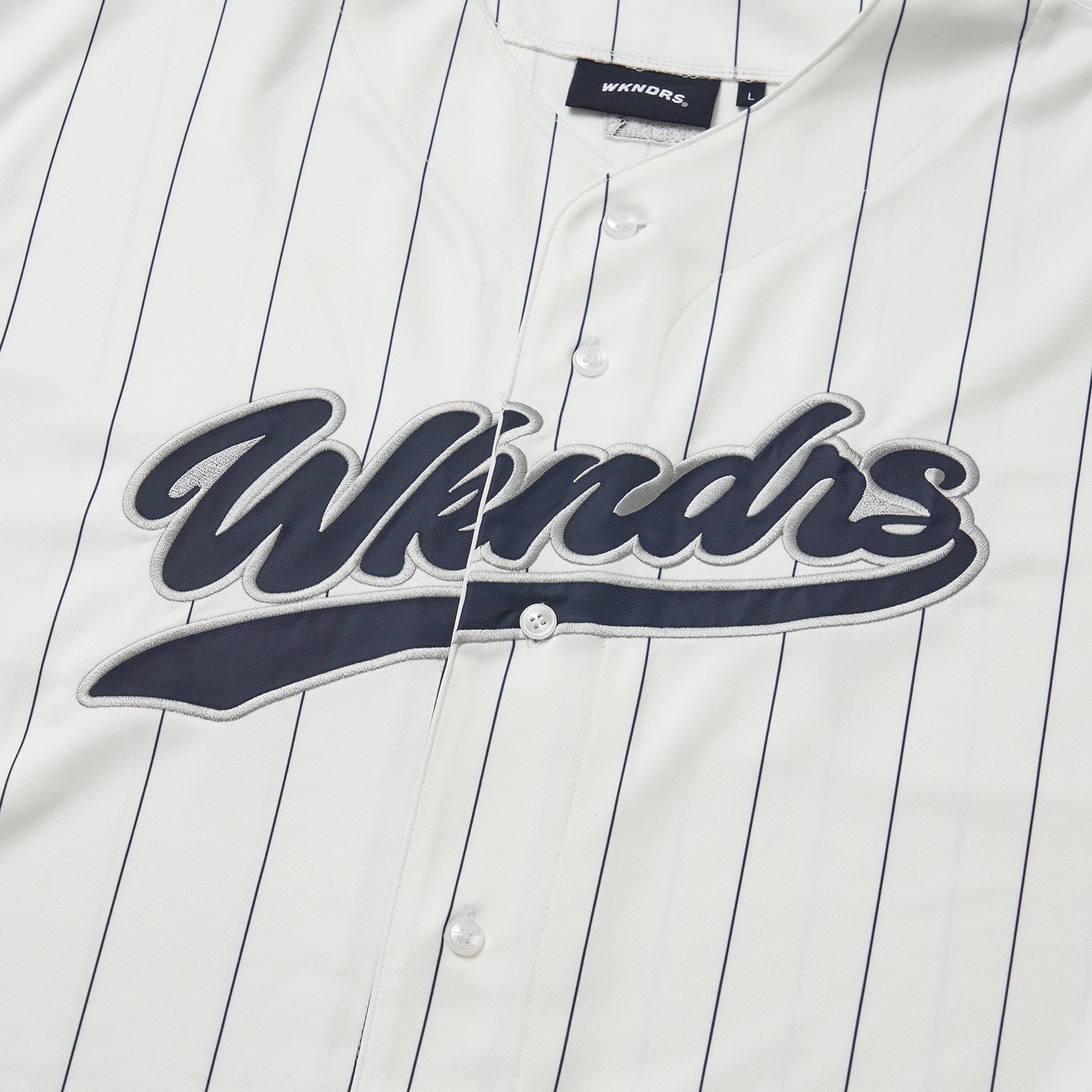 BASEBALL SCRIPT JERSEY (WHITE)