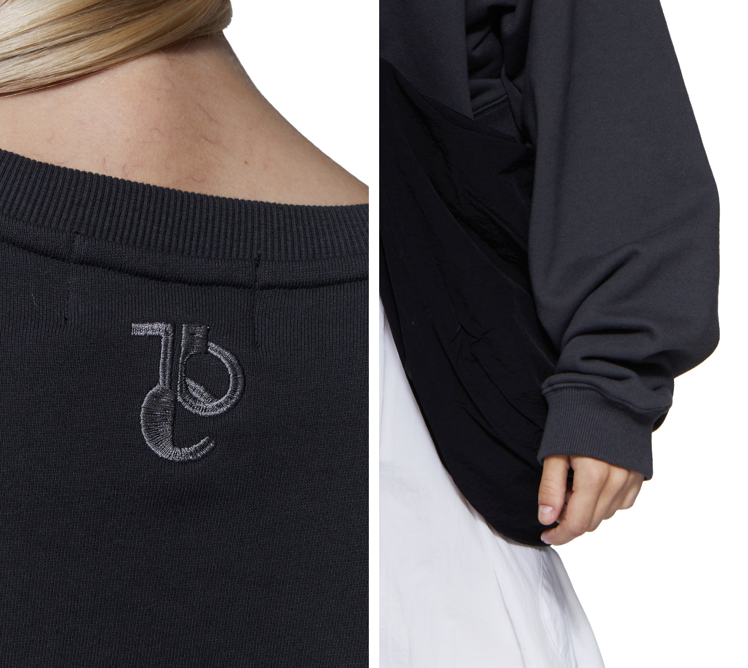 TCP LOGO CROP SWEATSHIRT