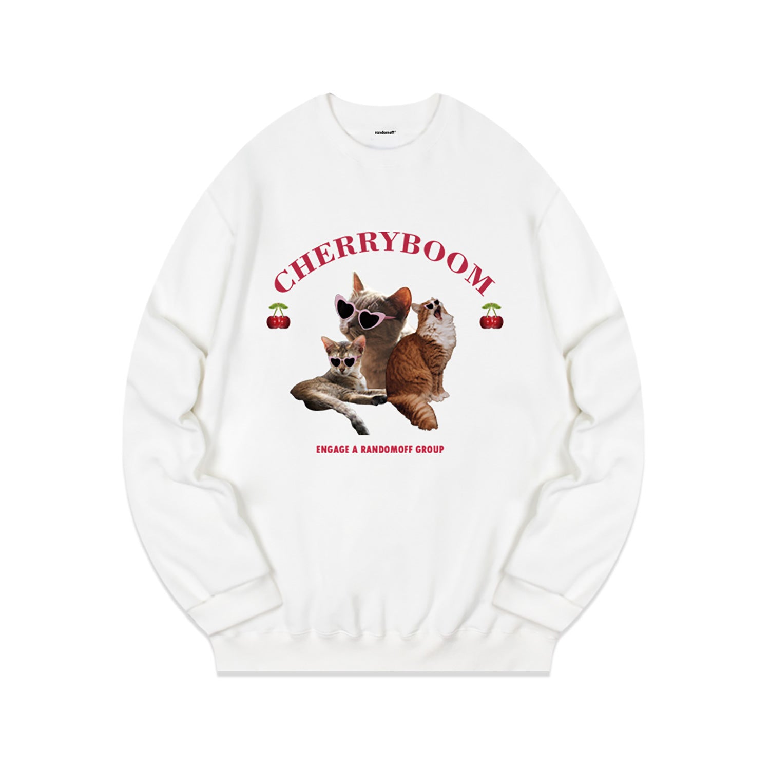 CHERRYBOOM CAT SWEATSHIRT