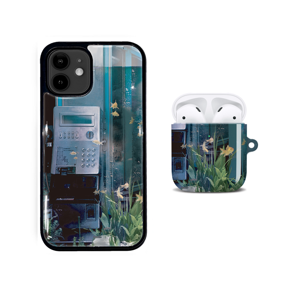 Fish Phonebox epoxy phone case