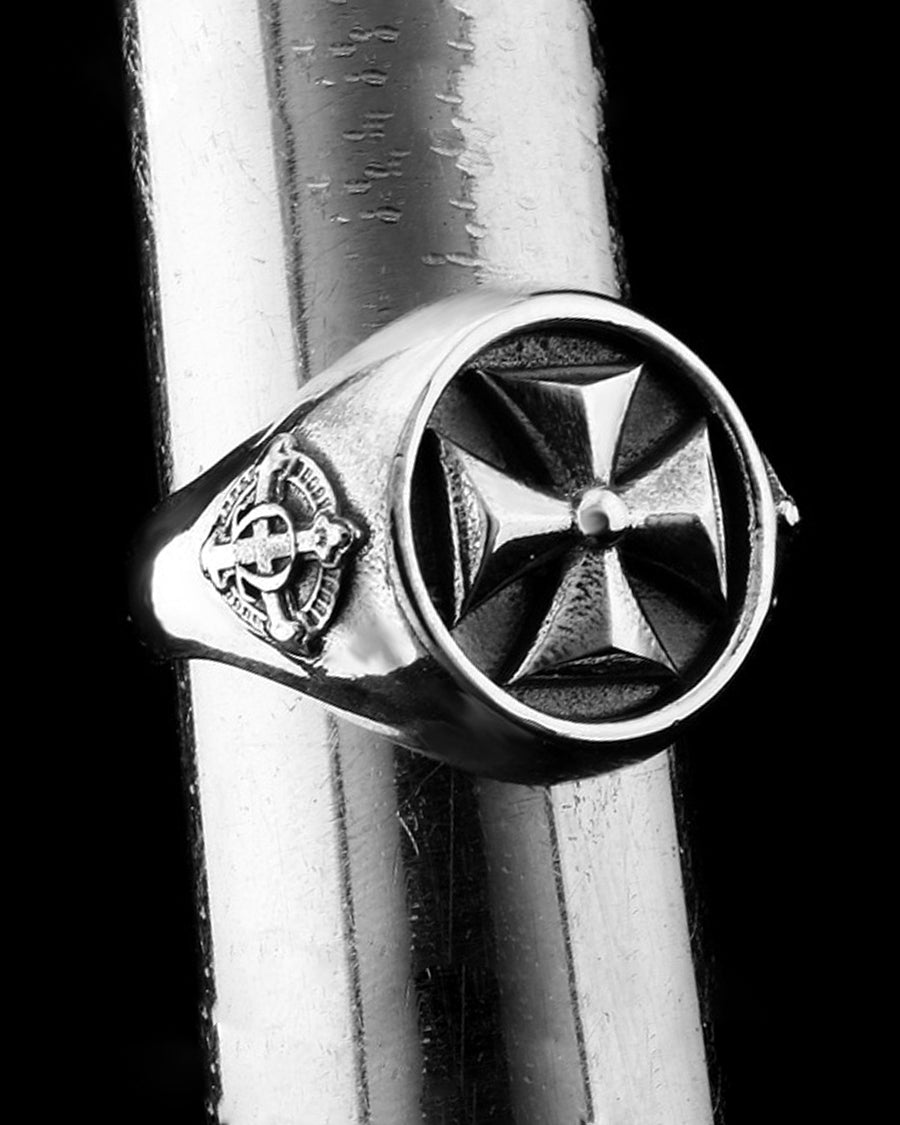 BLACK KROSS ALPHA OMEGA RING