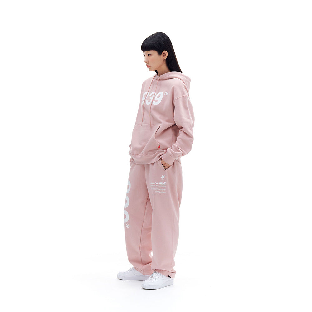 939 LOGO SWEAT PANTS (PINK)