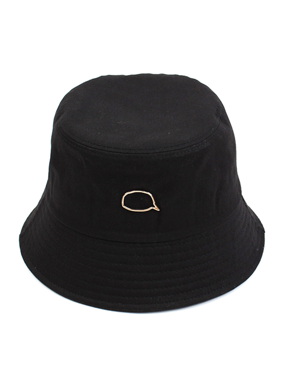 GD Bubble Black Drop Bucket Hat