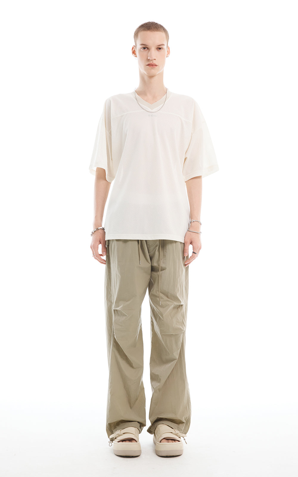 MESH JERSEY T-SHIRT_CREAM