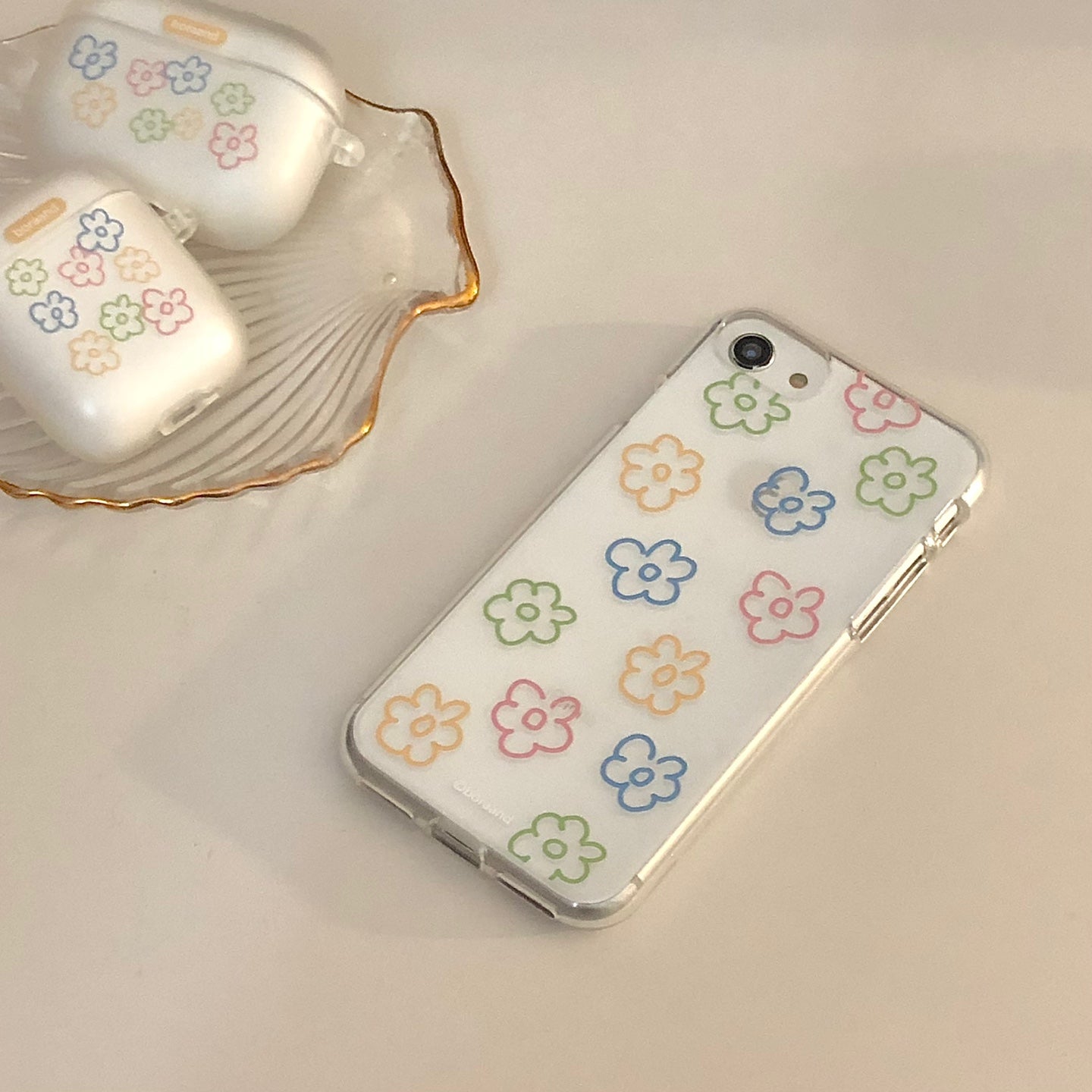 Soft flower iphone case