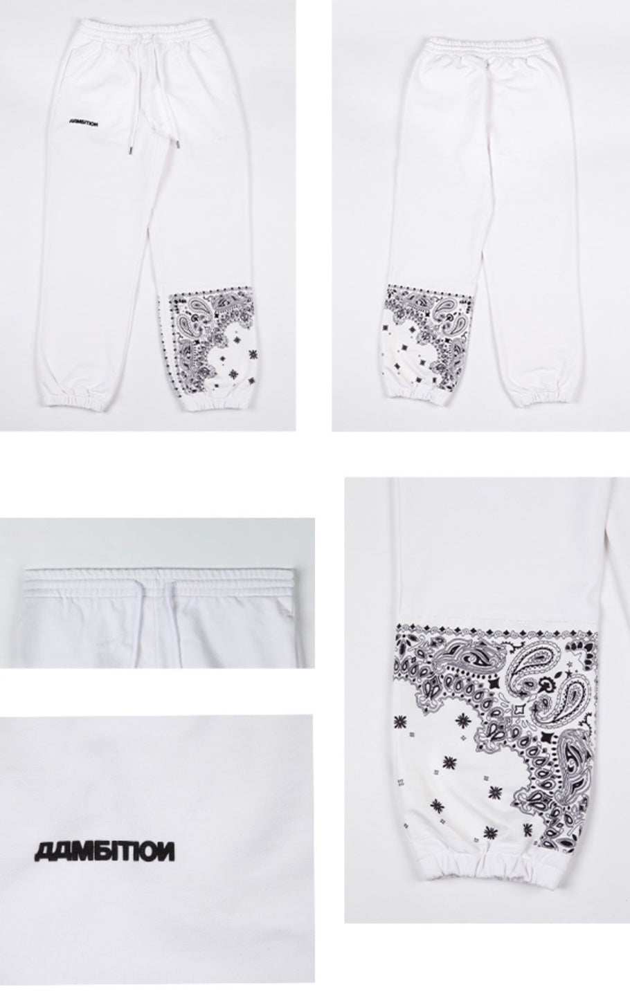 PAISLEY WHITE PANTS