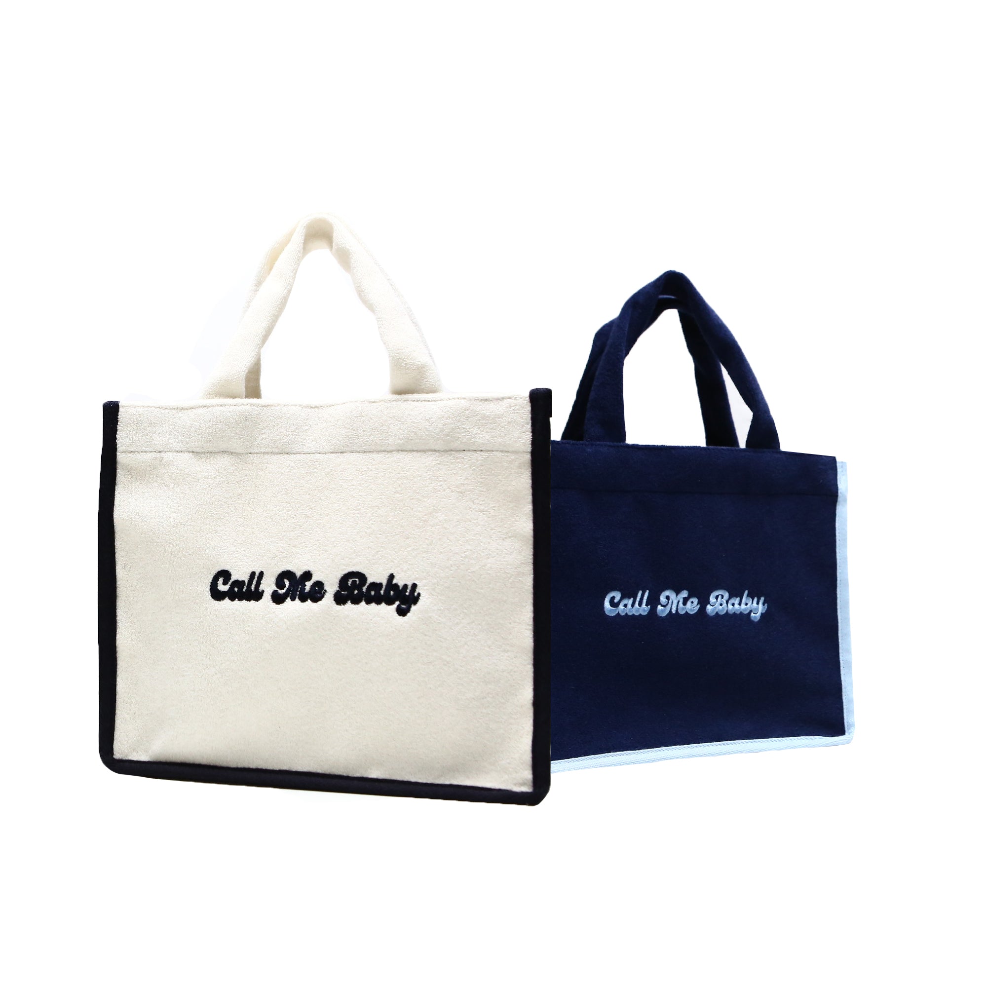 Baby Terry Mini Tote _ Navy