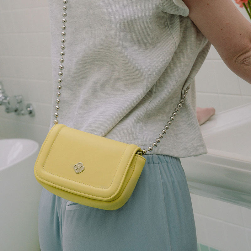 Poppy Chain Mini Bag_Yellow