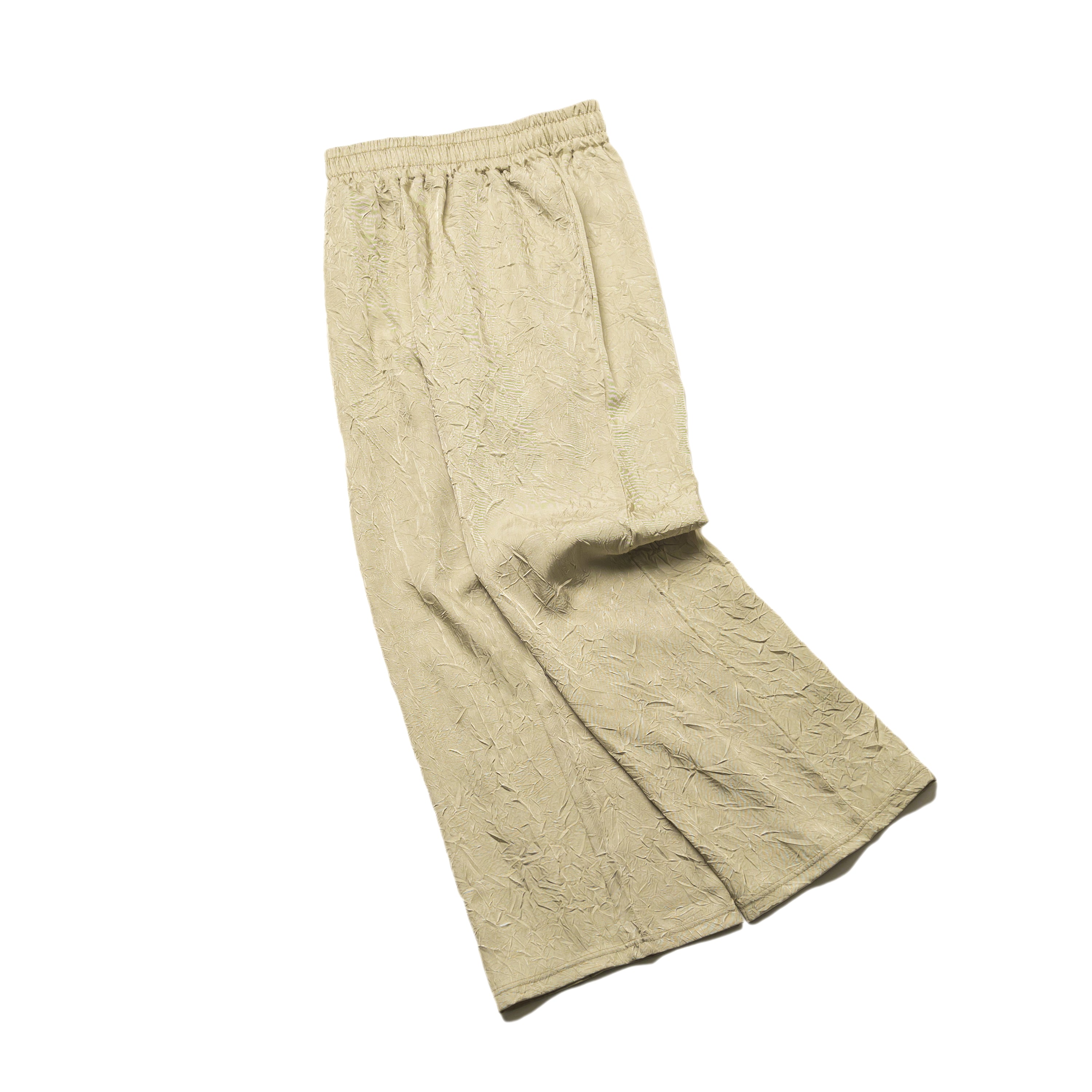 WRINKLE BOOT CUT PANTS(LIME)