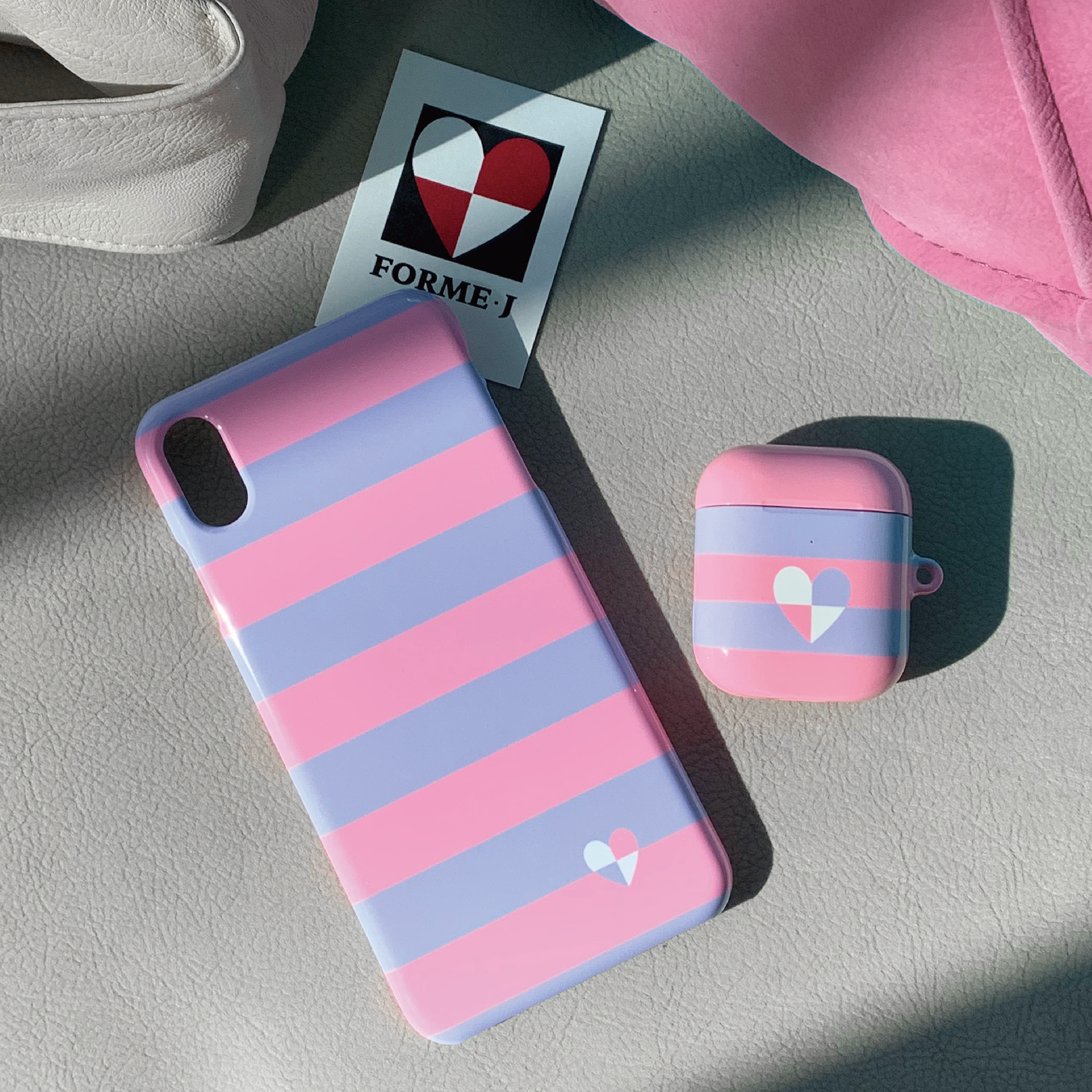 [PINK] Pop color Slim-hard case